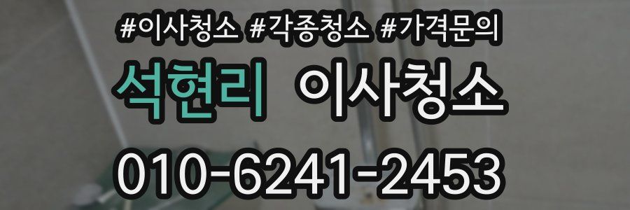 석현리 이사청소