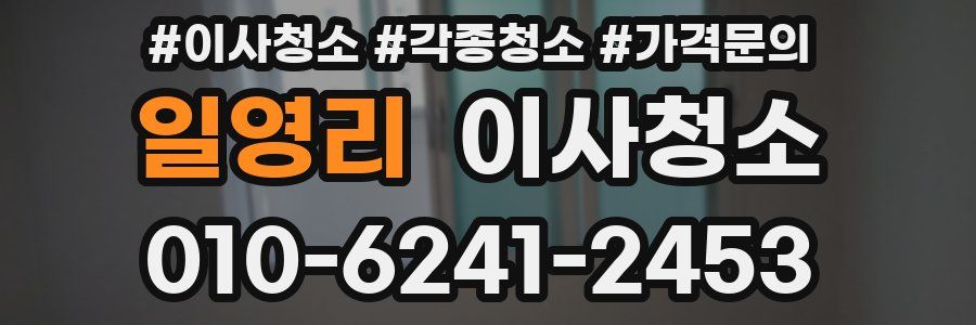 일영리 이사청소