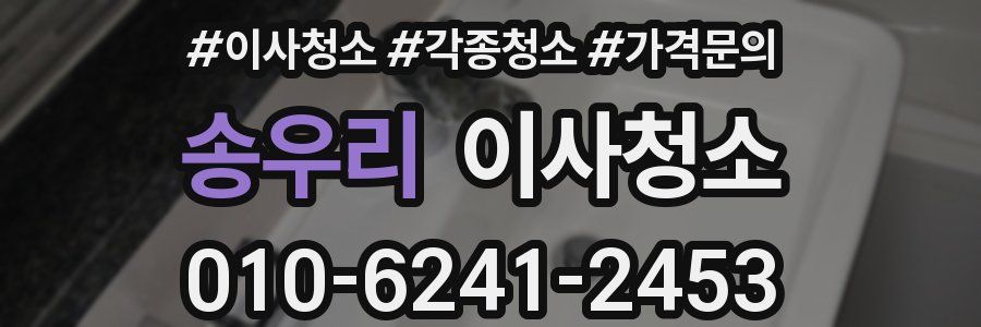 송우리 이사청소