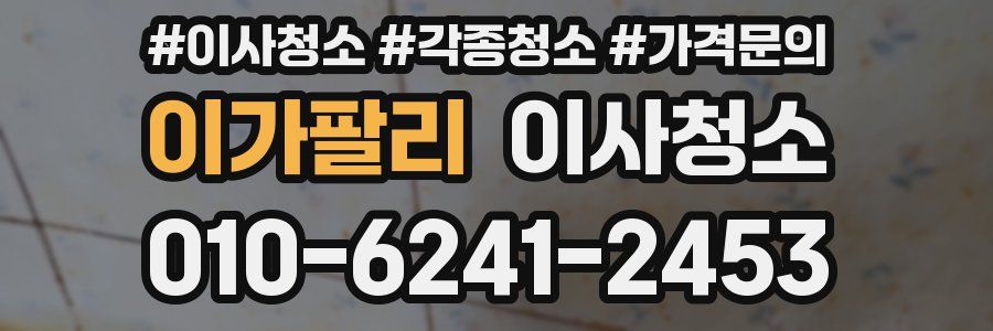 이가팔리 이사청소