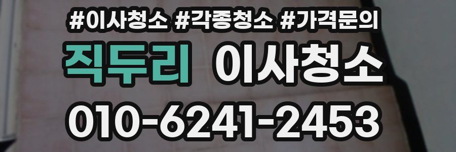 직두리 이사청소