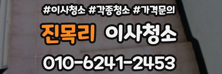 진목리 이사청소