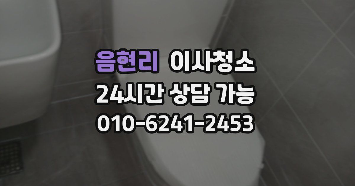 음현리 입주청소