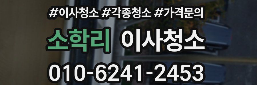 소학리 이사청소