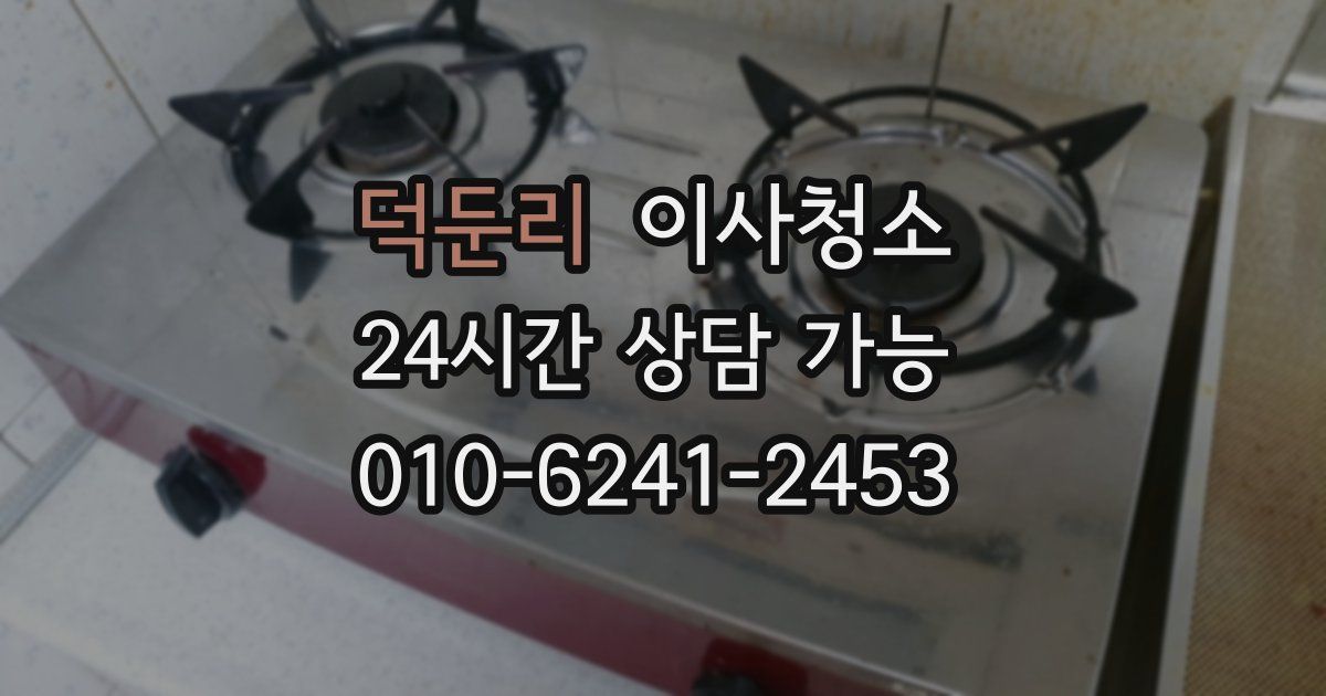 덕둔리 입주청소