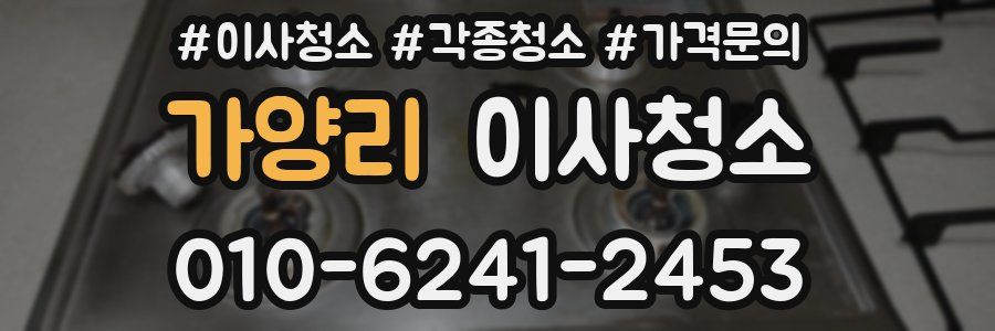 가양리 이사청소