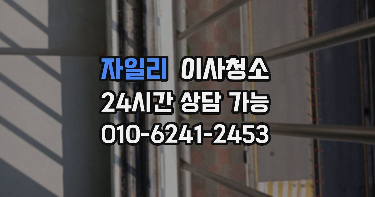 자일리 입주청소