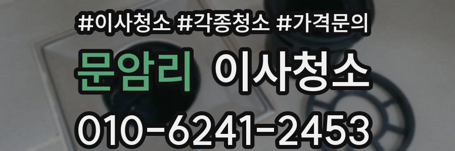 문암리 이사청소