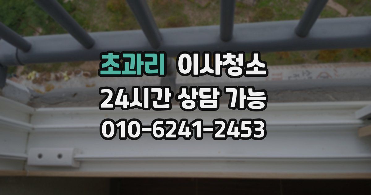 초과리 입주청소