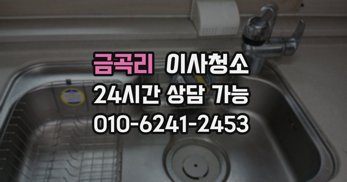 금곡리 입주청소