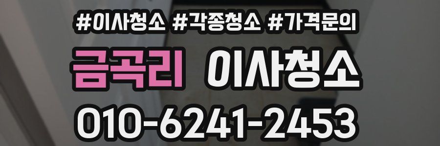 금곡리 이사청소