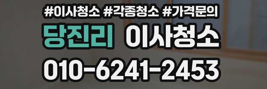 당진리 이사청소