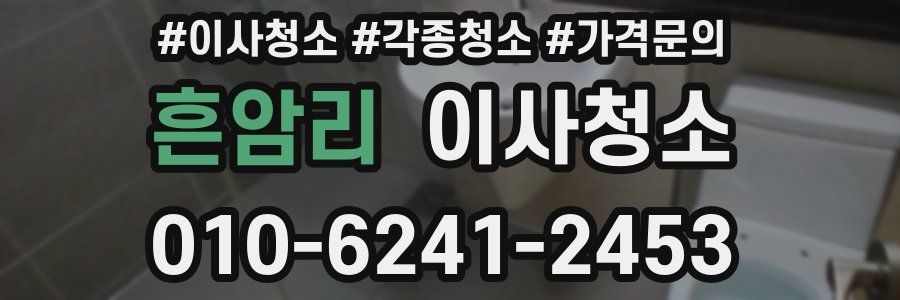 흔암리 이사청소