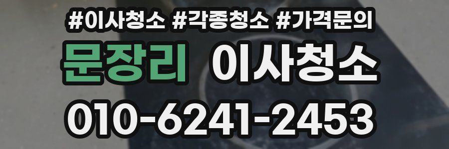 문장리 이사청소