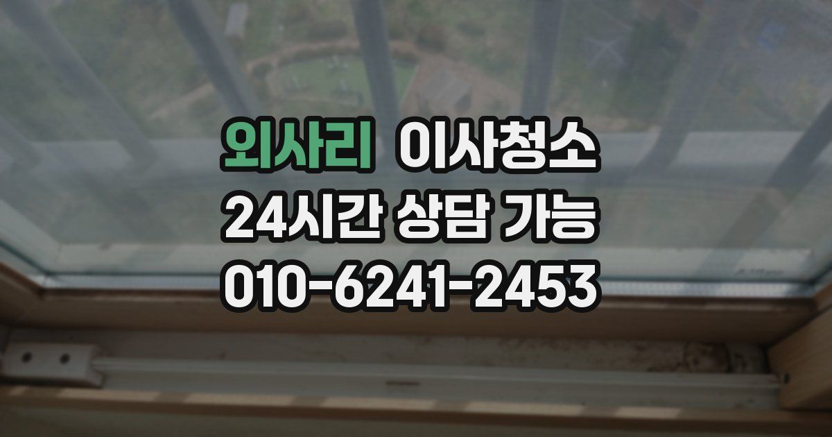 외사리 입주청소