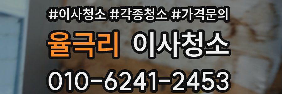 율극리 이사청소