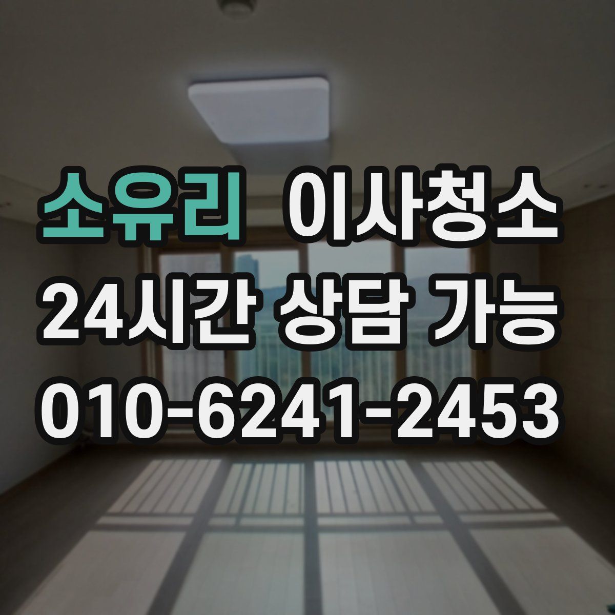 소유리 원룸청소