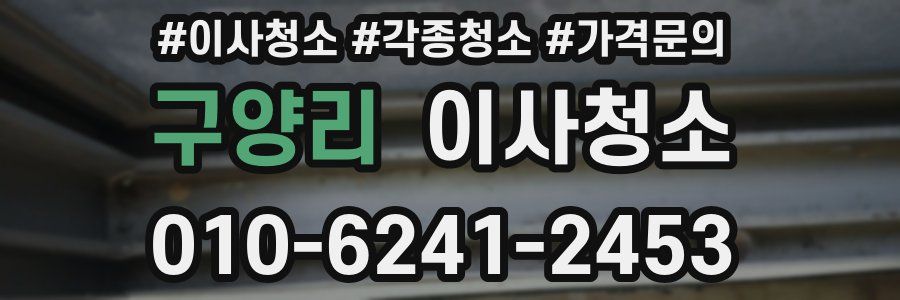 구양리 이사청소