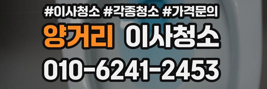 양거리 이사청소