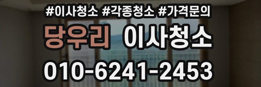 당우리 이사청소