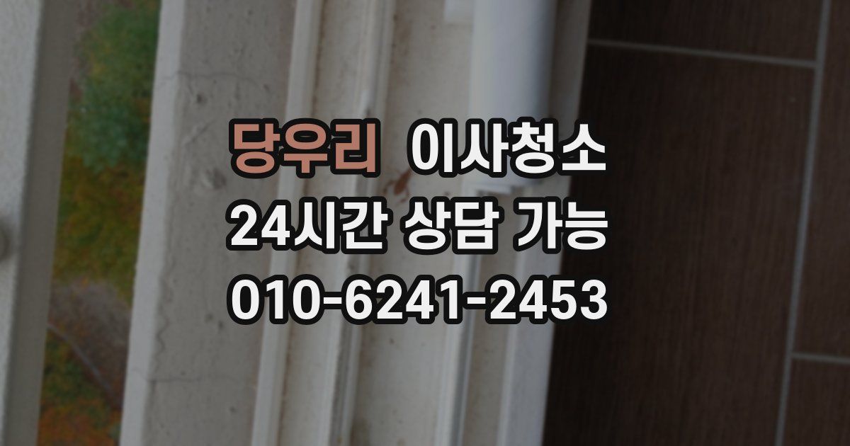 당우리 입주청소