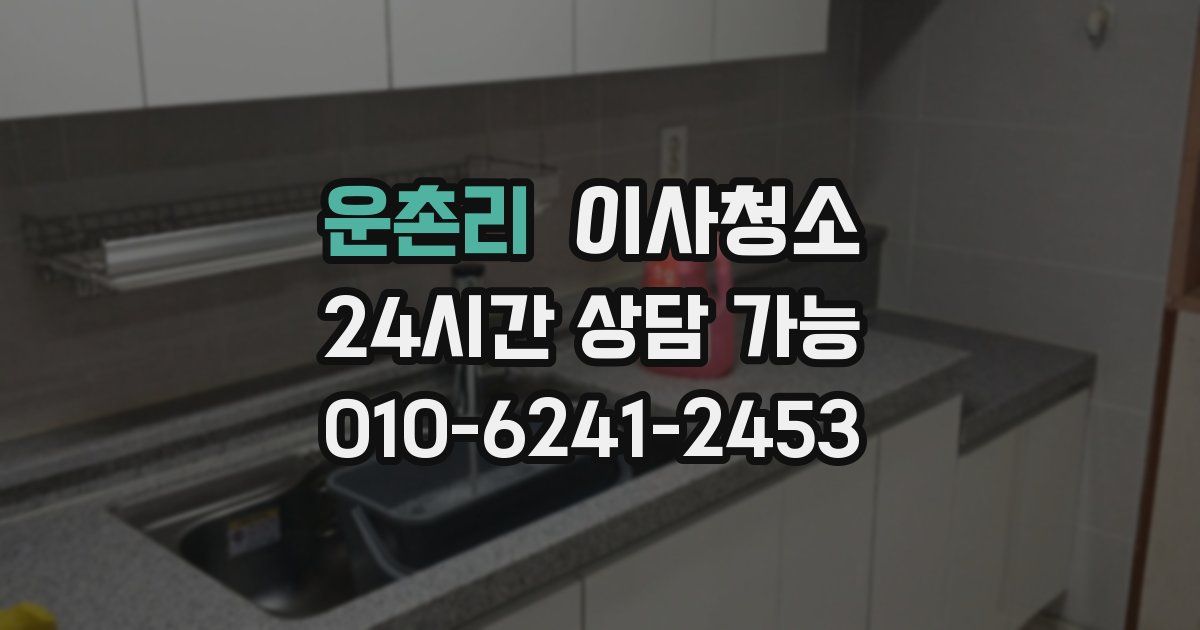 운촌리 입주청소
