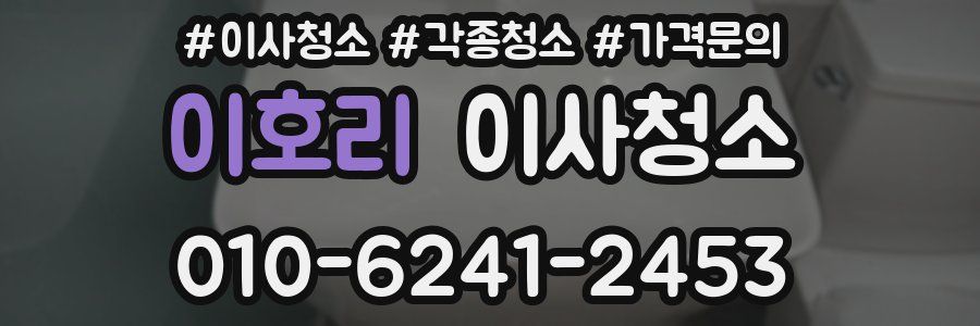 이호리 이사청소