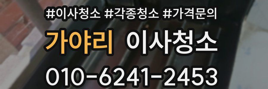 가야리 이사청소