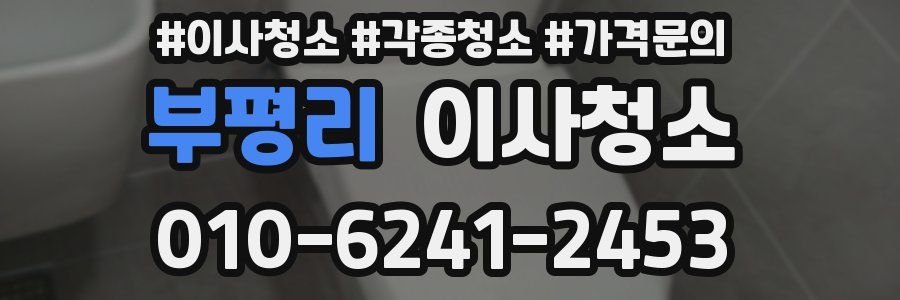 부평리 이사청소