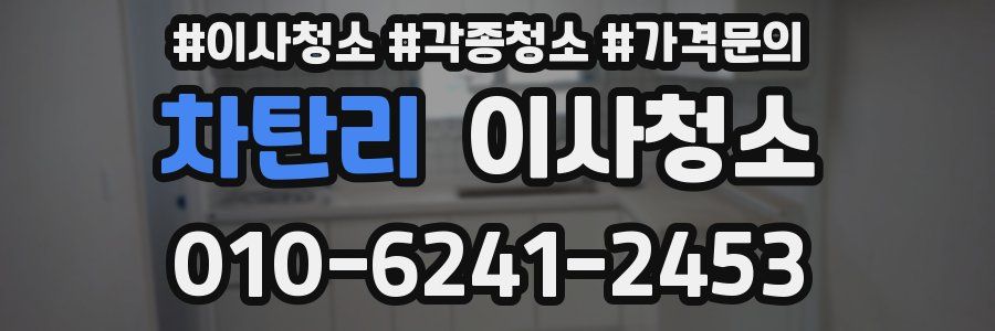 차탄리 이사청소