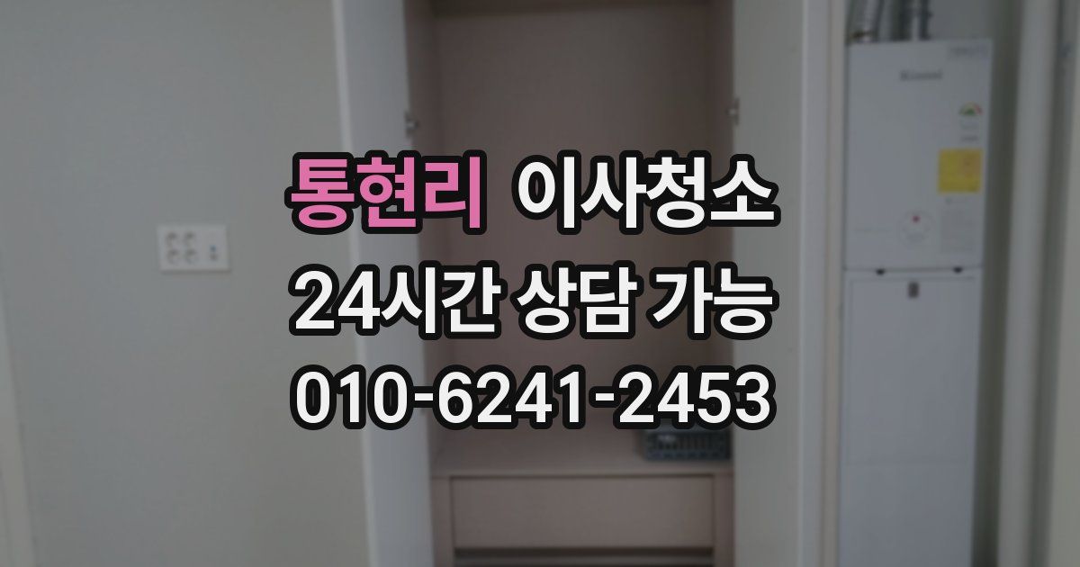 통현리 입주청소