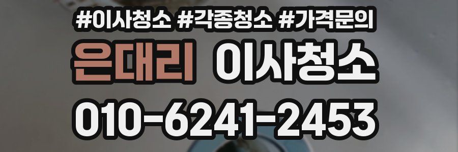 은대리 이사청소