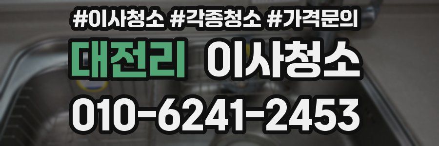 대전리 이사청소