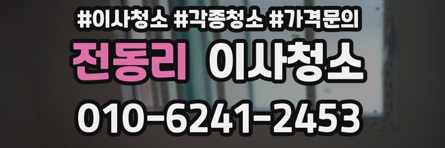 전동리 이사청소