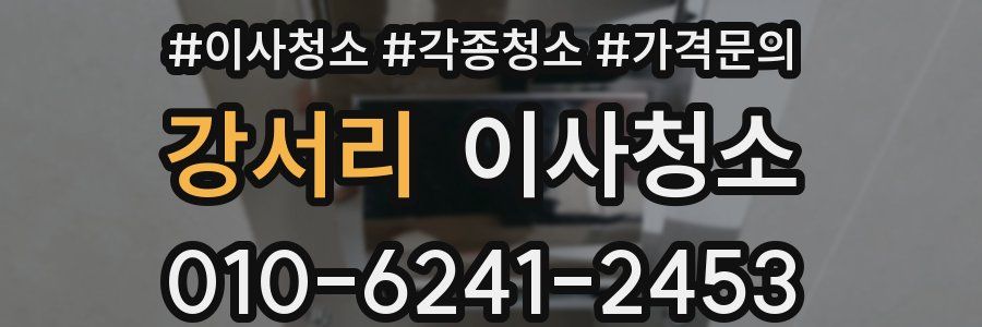 강서리 이사청소