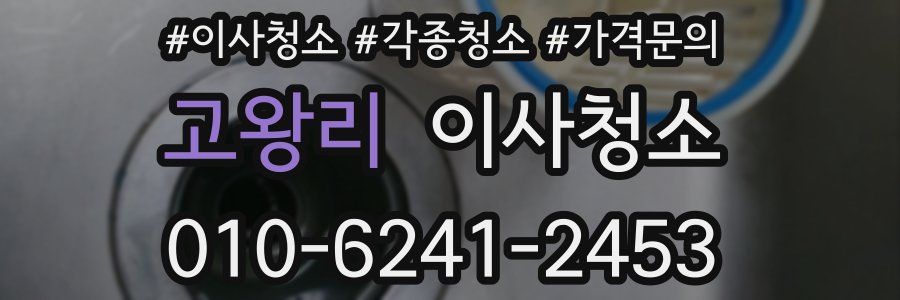 고왕리 이사청소