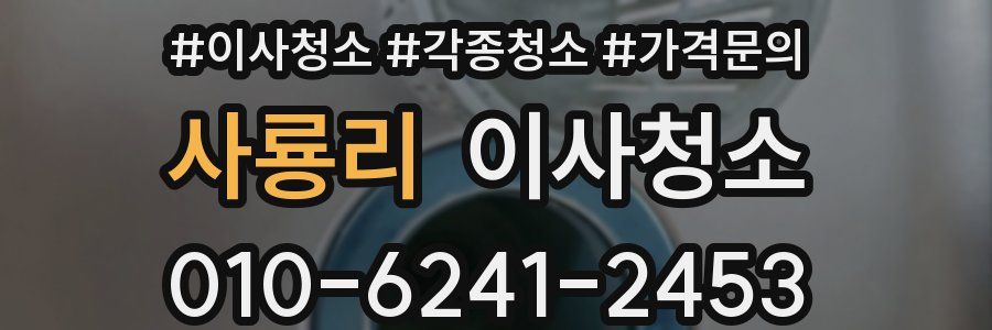 사룡리 이사청소