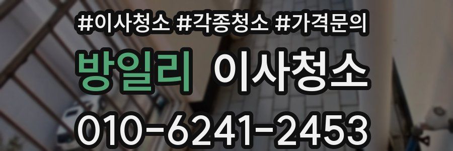 방일리 이사청소