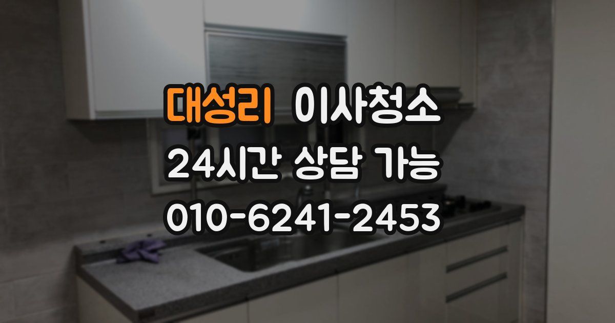 대성리 입주청소