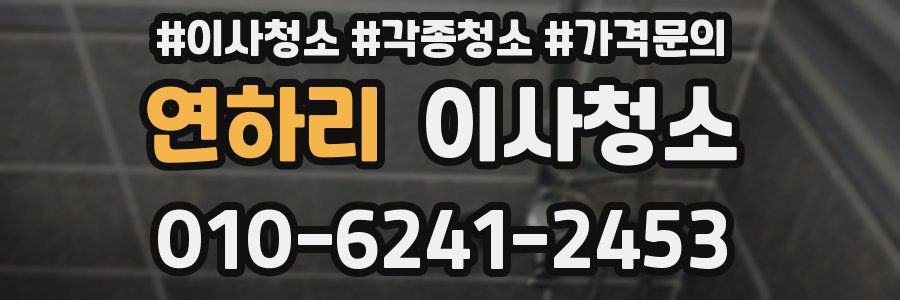 연하리 이사청소