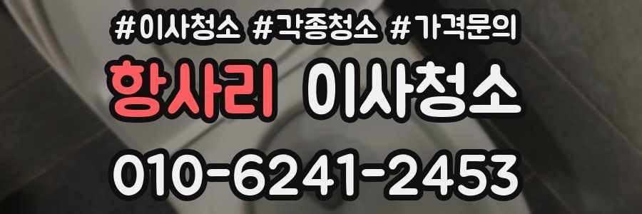 항사리 이사청소