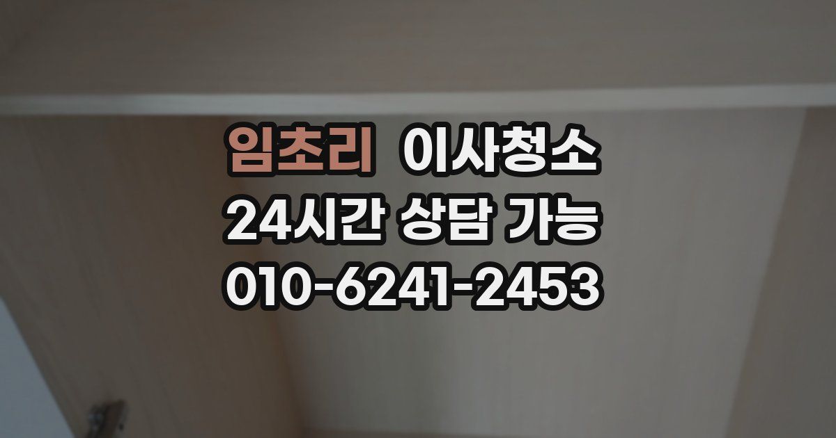 임초리 입주청소