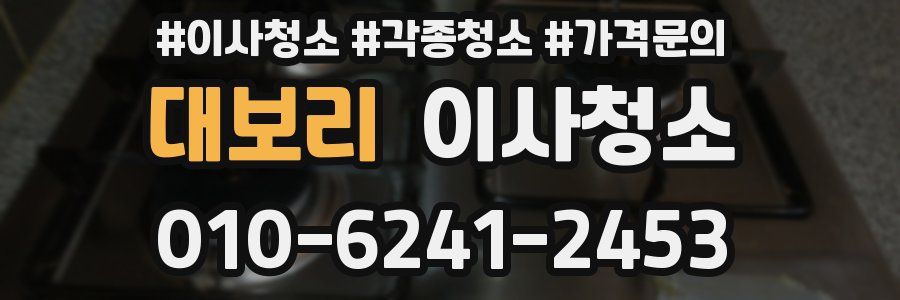 대보리 이사청소