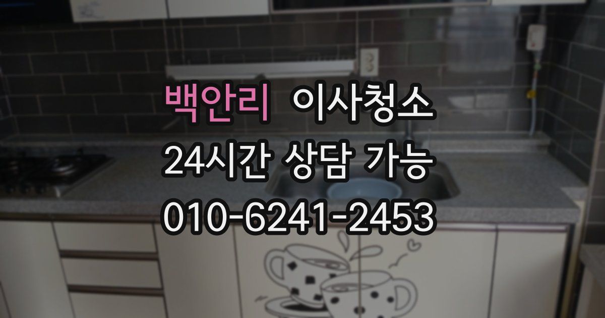 백안리 입주청소