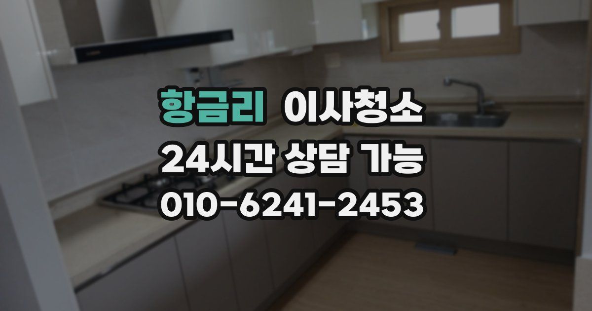 항금리 입주청소