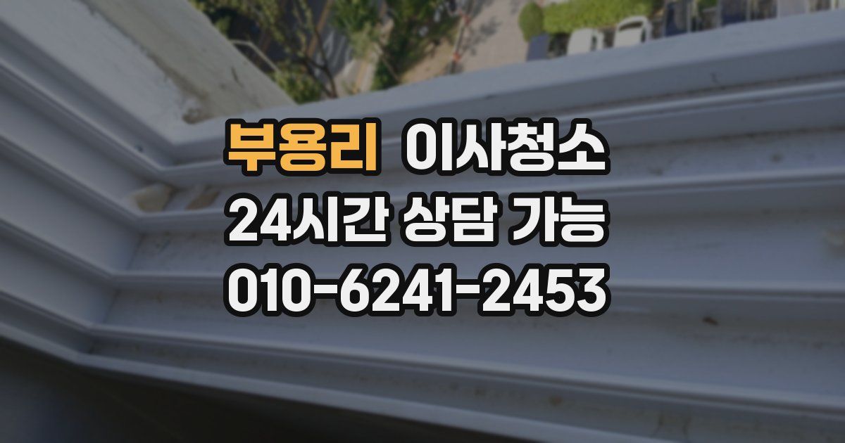 부용리 입주청소