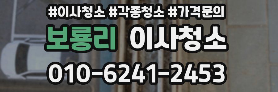 보룡리 이사청소