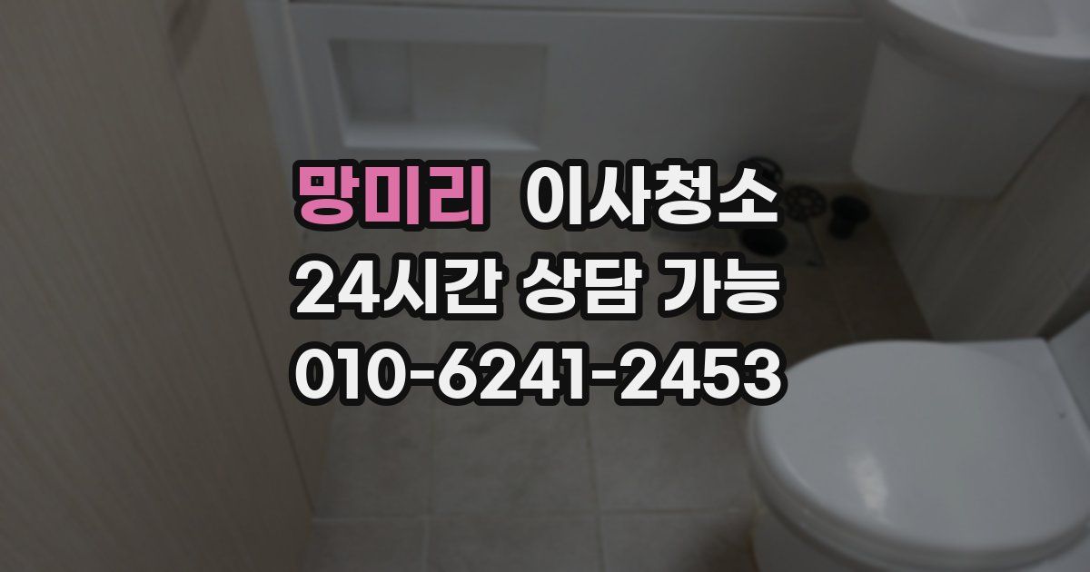 망미리 입주청소