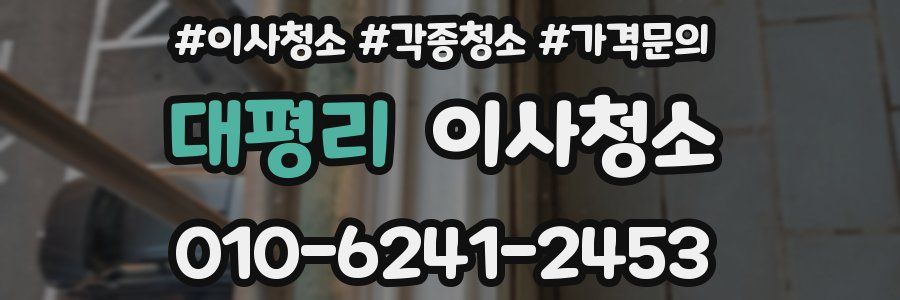 대평리 이사청소