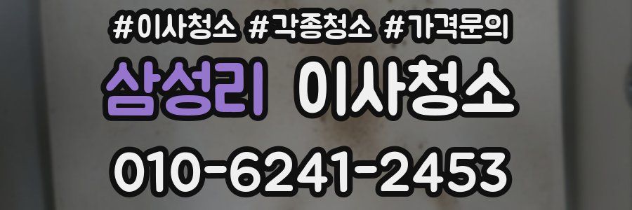 삼성리 이사청소